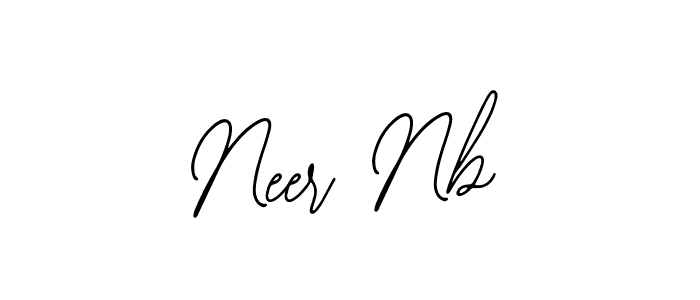 Once you've used our free online signature maker to create your best signature Bearetta-2O07w style, it's time to enjoy all of the benefits that Neer Nb name signing documents. Neer Nb signature style 12 images and pictures png