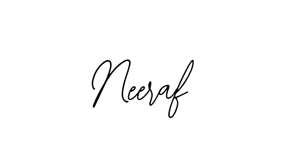 Make a beautiful signature design for name Neeraf. Use this online signature maker to create a handwritten signature for free. Neeraf signature style 12 images and pictures png