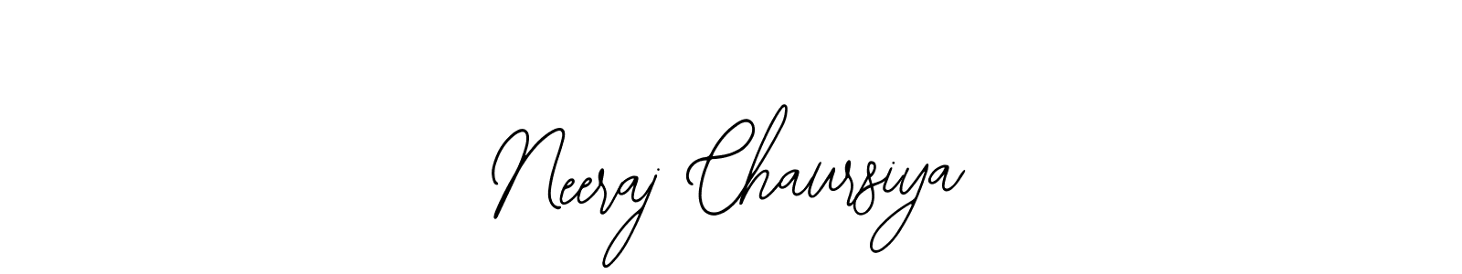 Design your own signature with our free online signature maker. With this signature software, you can create a handwritten (Bearetta-2O07w) signature for name Neeraj Chaursiya. Neeraj Chaursiya signature style 12 images and pictures png