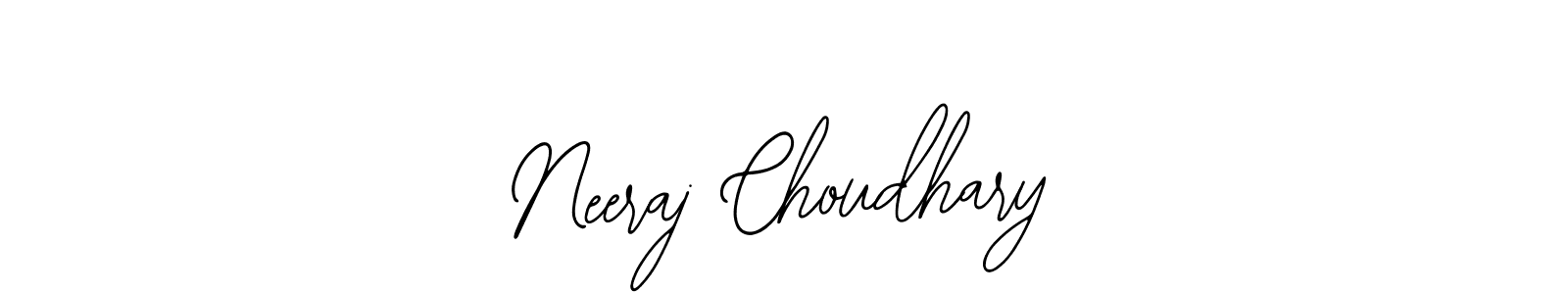 Also You can easily find your signature by using the search form. We will create Neeraj Choudhary name handwritten signature images for you free of cost using Bearetta-2O07w sign style. Neeraj Choudhary signature style 12 images and pictures png