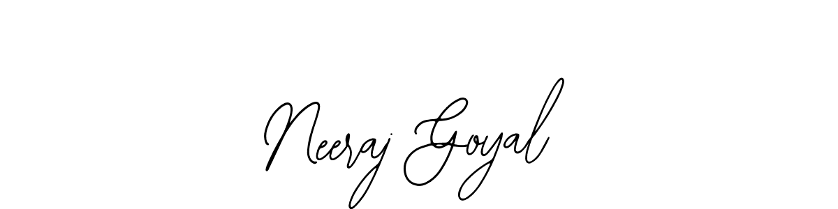 How to make Neeraj Goyal signature? Bearetta-2O07w is a professional autograph style. Create handwritten signature for Neeraj Goyal name. Neeraj Goyal signature style 12 images and pictures png