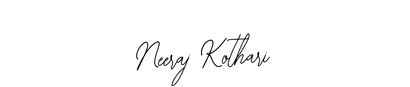 How to make Neeraj Kothari name signature. Use Bearetta-2O07w style for creating short signs online. This is the latest handwritten sign. Neeraj Kothari signature style 12 images and pictures png