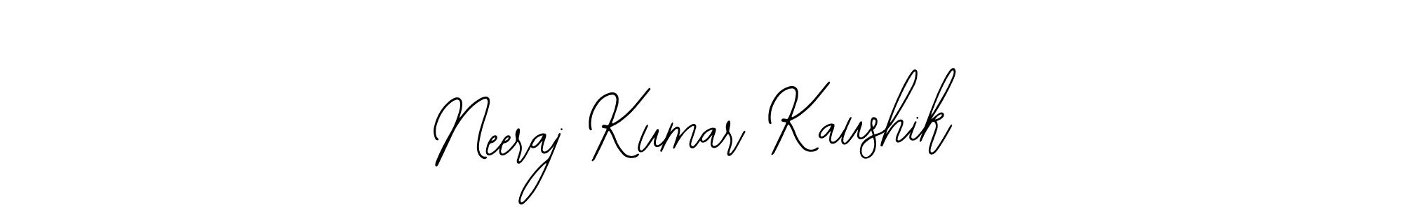 Design your own signature with our free online signature maker. With this signature software, you can create a handwritten (Bearetta-2O07w) signature for name Neeraj Kumar Kaushik. Neeraj Kumar Kaushik signature style 12 images and pictures png