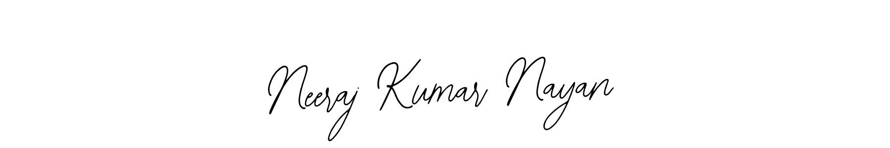 The best way (Bearetta-2O07w) to make a short signature is to pick only two or three words in your name. The name Neeraj Kumar Nayan include a total of six letters. For converting this name. Neeraj Kumar Nayan signature style 12 images and pictures png