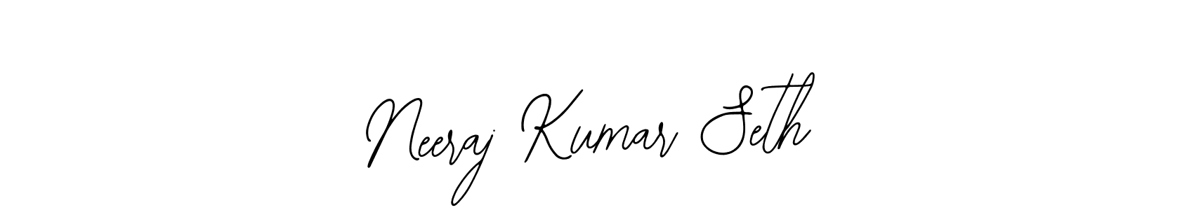 How to Draw Neeraj Kumar Seth signature style? Bearetta-2O07w is a latest design signature styles for name Neeraj Kumar Seth. Neeraj Kumar Seth signature style 12 images and pictures png