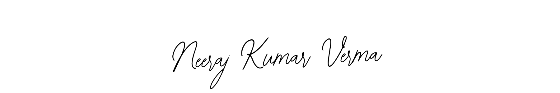 The best way (Bearetta-2O07w) to make a short signature is to pick only two or three words in your name. The name Neeraj Kumar Verma include a total of six letters. For converting this name. Neeraj Kumar Verma signature style 12 images and pictures png