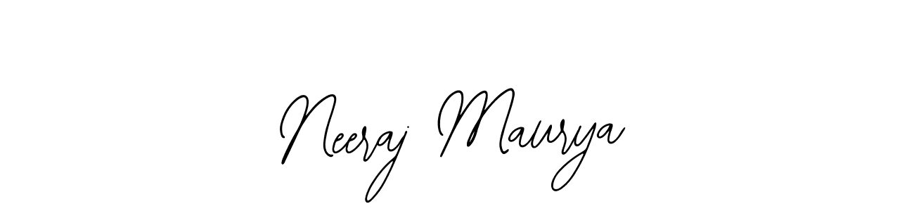 if you are searching for the best signature style for your name Neeraj Maurya. so please give up your signature search. here we have designed multiple signature styles  using Bearetta-2O07w. Neeraj Maurya signature style 12 images and pictures png