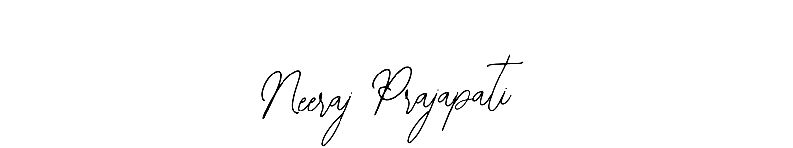 Also we have Neeraj Prajapati name is the best signature style. Create professional handwritten signature collection using Bearetta-2O07w autograph style. Neeraj Prajapati signature style 12 images and pictures png