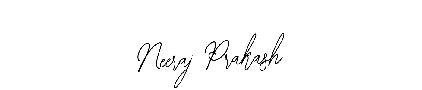 It looks lik you need a new signature style for name Neeraj Prakash. Design unique handwritten (Bearetta-2O07w) signature with our free signature maker in just a few clicks. Neeraj Prakash signature style 12 images and pictures png
