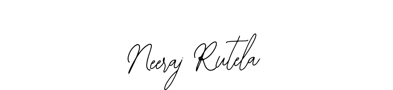 Make a beautiful signature design for name Neeraj Rutela. Use this online signature maker to create a handwritten signature for free. Neeraj Rutela signature style 12 images and pictures png