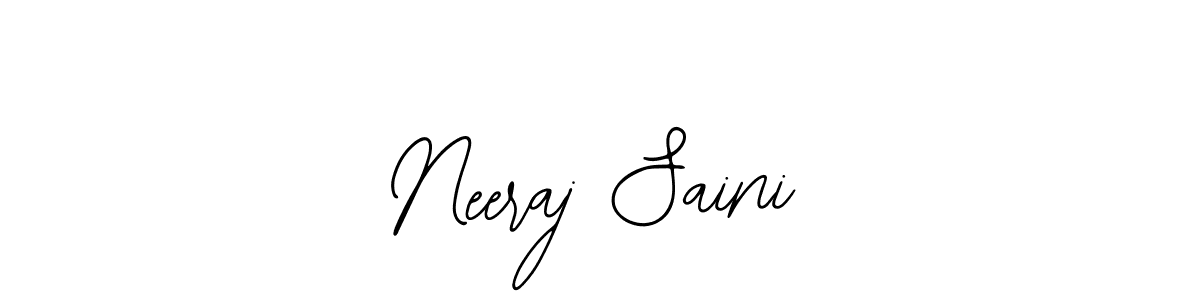 Also we have Neeraj Saini name is the best signature style. Create professional handwritten signature collection using Bearetta-2O07w autograph style. Neeraj Saini signature style 12 images and pictures png