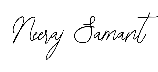 Discover how Neeraj Samant looks in an executive cursive font (Bearetta-2O07w). Perfect for legal documents, invoices, and certificates. Neeraj Samant signature style 12 images and pictures png