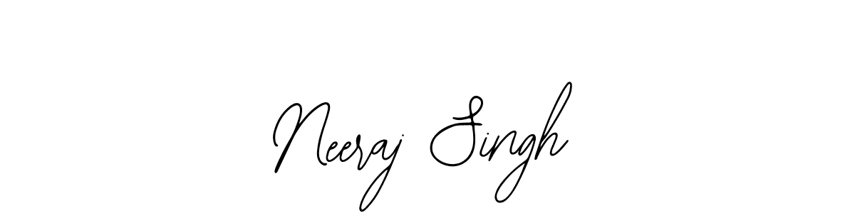 How to make Neeraj Singh name signature. Use Bearetta-2O07w style for creating short signs online. This is the latest handwritten sign. Neeraj Singh signature style 12 images and pictures png