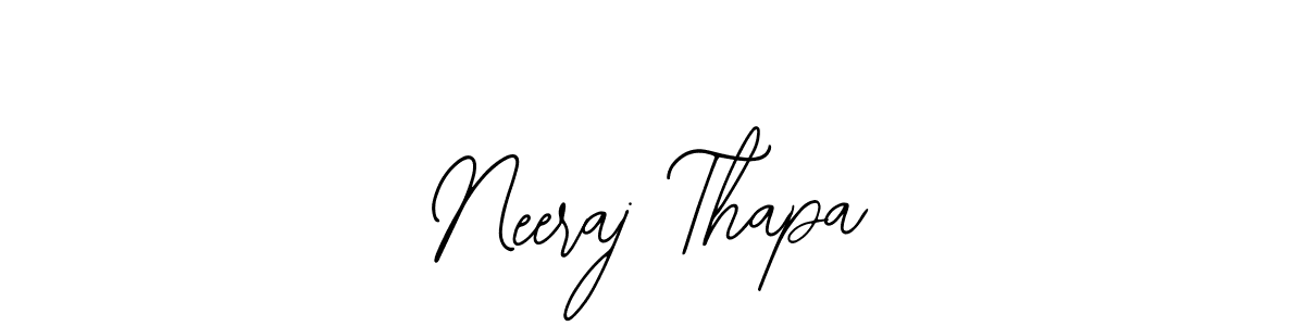Bearetta-2O07w is a professional signature style that is perfect for those who want to add a touch of class to their signature. It is also a great choice for those who want to make their signature more unique. Get Neeraj Thapa name to fancy signature for free. Neeraj Thapa signature style 12 images and pictures png