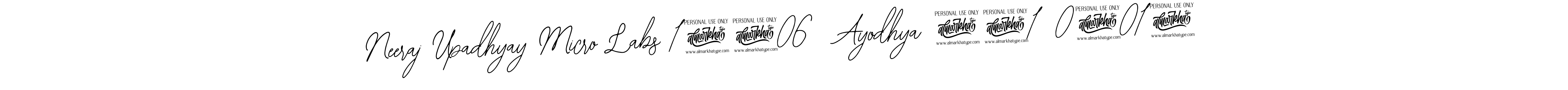 How to make Neeraj Upadhyay Micro Labs 122065 Ayodhya 9415090145 name signature. Use Bearetta-2O07w style for creating short signs online. This is the latest handwritten sign. Neeraj Upadhyay Micro Labs 122065 Ayodhya 9415090145 signature style 12 images and pictures png