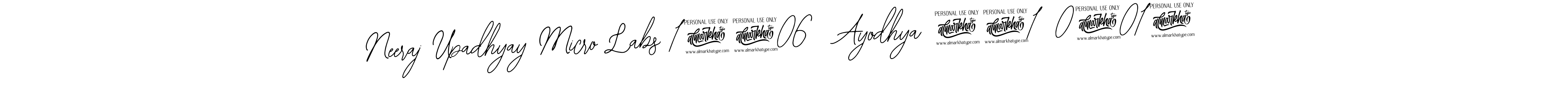 Bearetta-2O07w is a professional signature style that is perfect for those who want to add a touch of class to their signature. It is also a great choice for those who want to make their signature more unique. Get Neeraj Upadhyay Micro Labs 122065 Ayodhya 9415090145 name to fancy signature for free. Neeraj Upadhyay Micro Labs 122065 Ayodhya 9415090145 signature style 12 images and pictures png