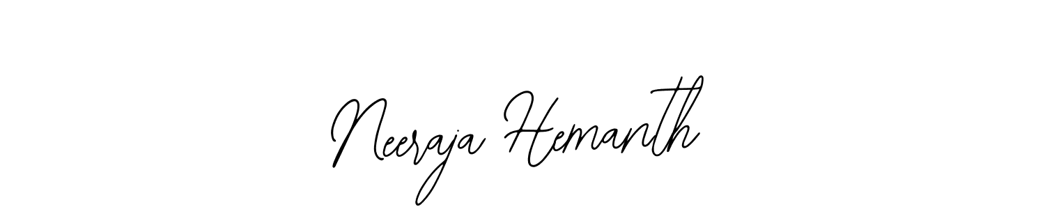 Create a beautiful signature design for name Neeraja Hemanth. With this signature (Bearetta-2O07w) fonts, you can make a handwritten signature for free. Neeraja Hemanth signature style 12 images and pictures png