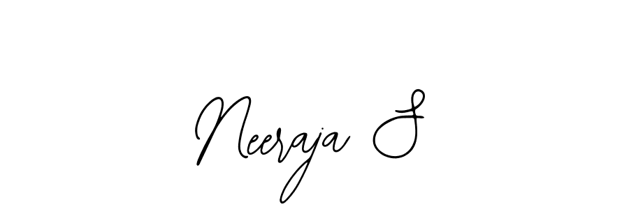 The best way (Bearetta-2O07w) to make a short signature is to pick only two or three words in your name. The name Neeraja S include a total of six letters. For converting this name. Neeraja S signature style 12 images and pictures png