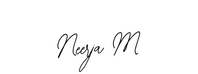 Make a short Neerja M signature style. Manage your documents anywhere anytime using Bearetta-2O07w. Create and add eSignatures, submit forms, share and send files easily. Neerja M signature style 12 images and pictures png