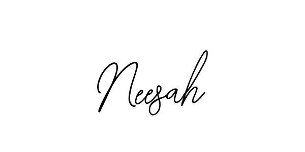 How to make Neesah signature? Bearetta-2O07w is a professional autograph style. Create handwritten signature for Neesah name. Neesah signature style 12 images and pictures png