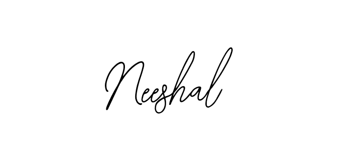 if you are searching for the best signature style for your name Neeshal. so please give up your signature search. here we have designed multiple signature styles  using Bearetta-2O07w. Neeshal signature style 12 images and pictures png