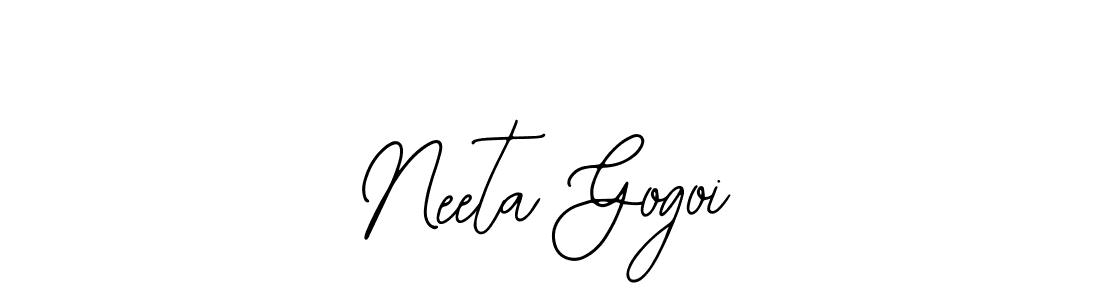Bearetta-2O07w is a professional signature style that is perfect for those who want to add a touch of class to their signature. It is also a great choice for those who want to make their signature more unique. Get Neeta Gogoi name to fancy signature for free. Neeta Gogoi signature style 12 images and pictures png