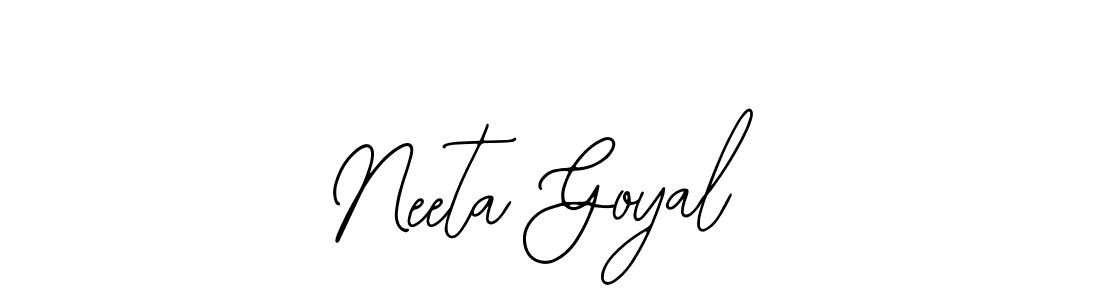 Also You can easily find your signature by using the search form. We will create Neeta Goyal name handwritten signature images for you free of cost using Bearetta-2O07w sign style. Neeta Goyal signature style 12 images and pictures png