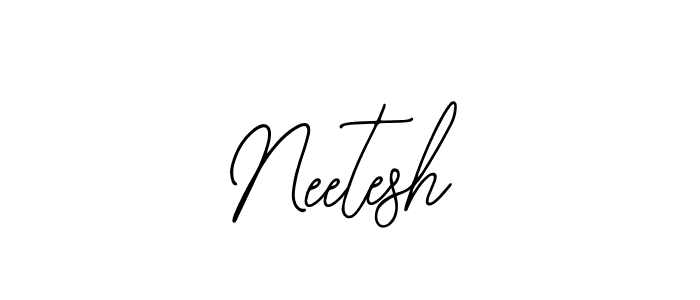 Bearetta-2O07w is a professional signature style that is perfect for those who want to add a touch of class to their signature. It is also a great choice for those who want to make their signature more unique. Get Neetesh name to fancy signature for free. Neetesh signature style 12 images and pictures png