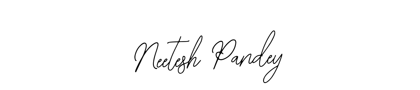 You should practise on your own different ways (Bearetta-2O07w) to write your name (Neetesh Pandey) in signature. don't let someone else do it for you. Neetesh Pandey signature style 12 images and pictures png