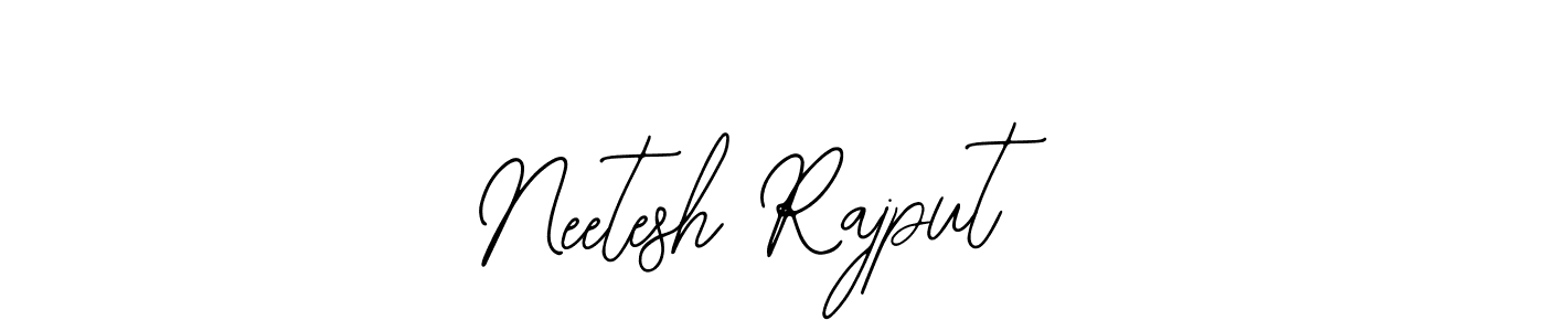 The best way (Bearetta-2O07w) to make a short signature is to pick only two or three words in your name. The name Neetesh Rajput include a total of six letters. For converting this name. Neetesh Rajput signature style 12 images and pictures png