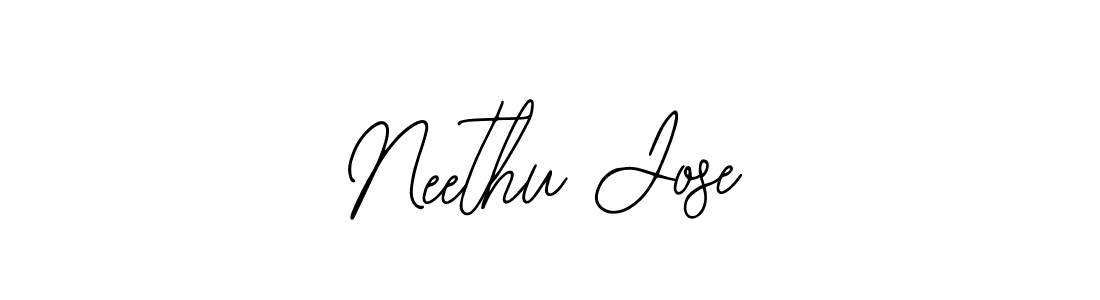How to make Neethu Jose name signature. Use Bearetta-2O07w style for creating short signs online. This is the latest handwritten sign. Neethu Jose signature style 12 images and pictures png