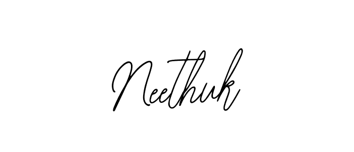 Bearetta-2O07w is a professional signature style that is perfect for those who want to add a touch of class to their signature. It is also a great choice for those who want to make their signature more unique. Get Neethuk name to fancy signature for free. Neethuk signature style 12 images and pictures png