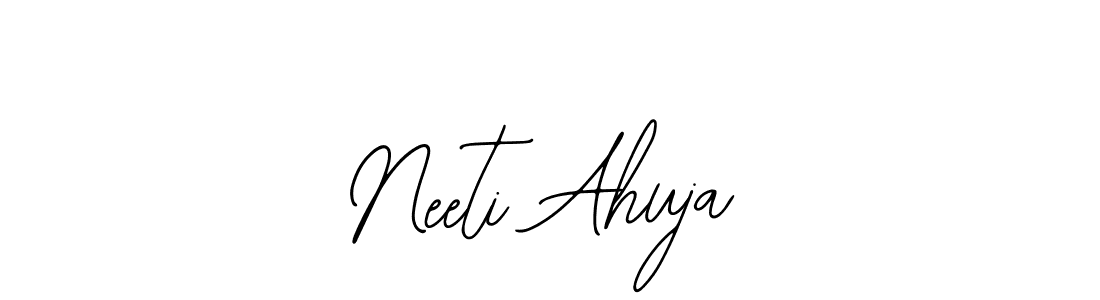 It looks lik you need a new signature style for name Neeti Ahuja. Design unique handwritten (Bearetta-2O07w) signature with our free signature maker in just a few clicks. Neeti Ahuja signature style 12 images and pictures png