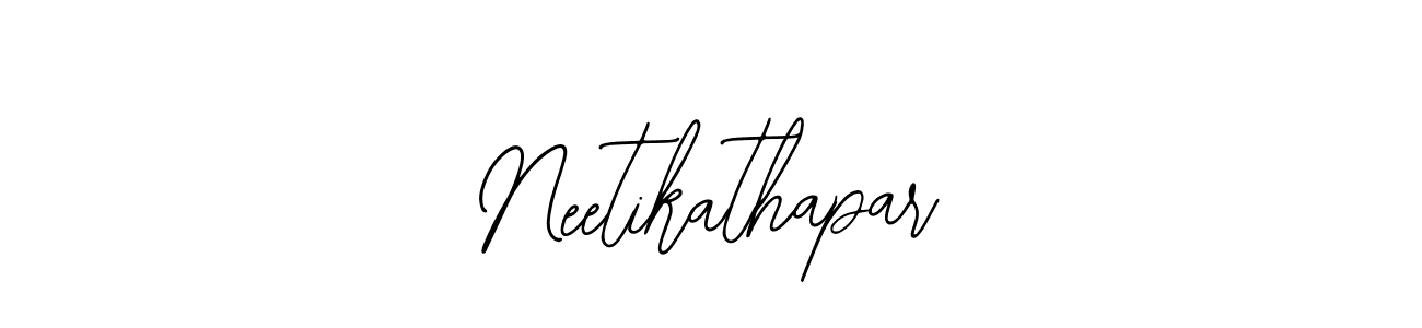 if you are searching for the best signature style for your name Neetikathapar. so please give up your signature search. here we have designed multiple signature styles  using Bearetta-2O07w. Neetikathapar signature style 12 images and pictures png