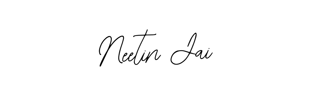 if you are searching for the best signature style for your name Neetin Jai. so please give up your signature search. here we have designed multiple signature styles  using Bearetta-2O07w. Neetin Jai signature style 12 images and pictures png