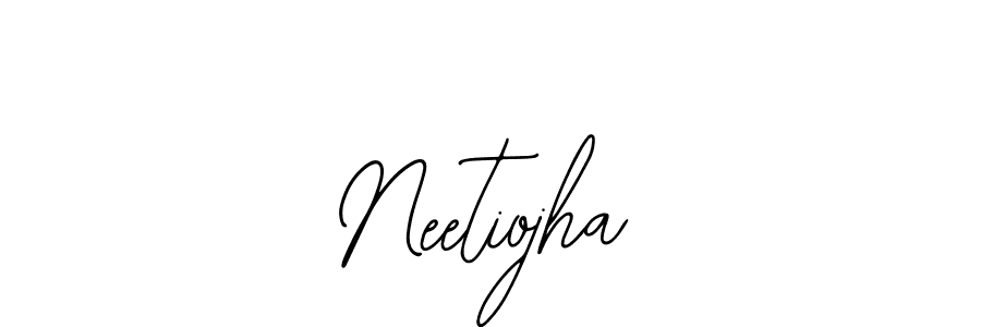 Make a beautiful signature design for name Neetiojha. Use this online signature maker to create a handwritten signature for free. Neetiojha signature style 12 images and pictures png