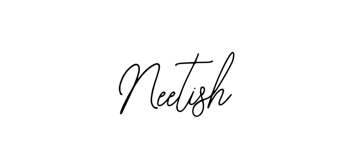 Design your own signature with our free online signature maker. With this signature software, you can create a handwritten (Bearetta-2O07w) signature for name Neetish. Neetish signature style 12 images and pictures png