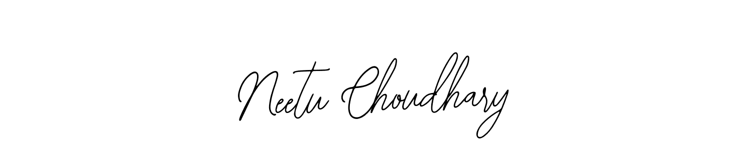You should practise on your own different ways (Bearetta-2O07w) to write your name (Neetu Choudhary) in signature. don't let someone else do it for you. Neetu Choudhary signature style 12 images and pictures png