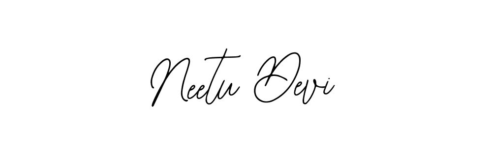 Design your own signature with our free online signature maker. With this signature software, you can create a handwritten (Bearetta-2O07w) signature for name Neetu Devi. Neetu Devi signature style 12 images and pictures png