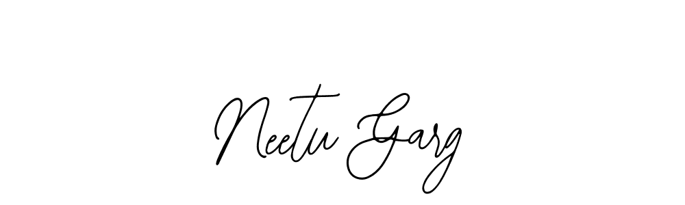 Use a signature maker to create a handwritten signature online. With this signature software, you can design (Bearetta-2O07w) your own signature for name Neetu Garg. Neetu Garg signature style 12 images and pictures png