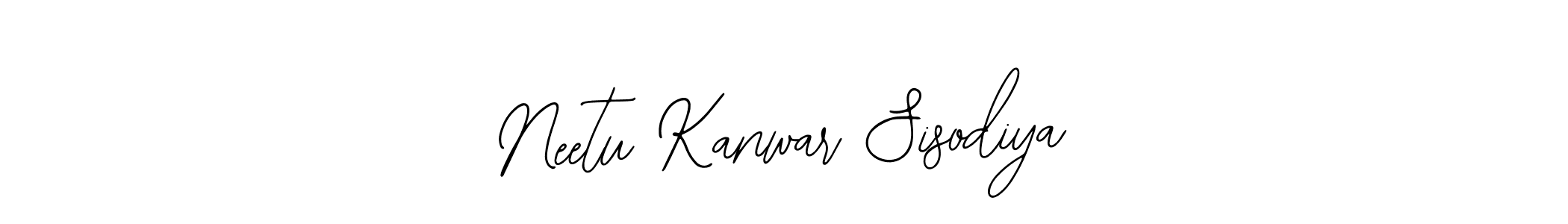 How to make Neetu Kanwar Sisodiya name signature. Use Bearetta-2O07w style for creating short signs online. This is the latest handwritten sign. Neetu Kanwar Sisodiya signature style 12 images and pictures png