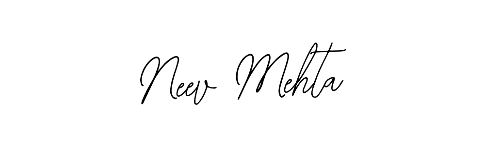 How to make Neev Mehta signature? Bearetta-2O07w is a professional autograph style. Create handwritten signature for Neev Mehta name. Neev Mehta signature style 12 images and pictures png