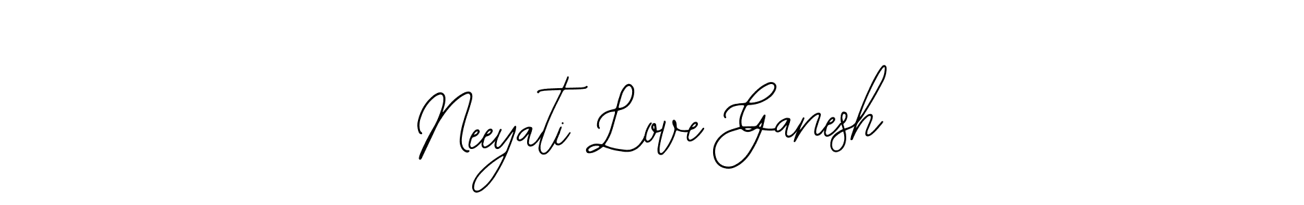 Similarly Bearetta-2O07w is the best handwritten signature design. Signature creator online .You can use it as an online autograph creator for name Neeyati Love Ganesh. Neeyati Love Ganesh signature style 12 images and pictures png