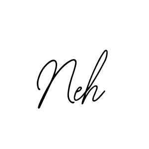 Use a signature maker to create a handwritten signature online. With this signature software, you can design (Bearetta-2O07w) your own signature for name Neh. Neh signature style 12 images and pictures png