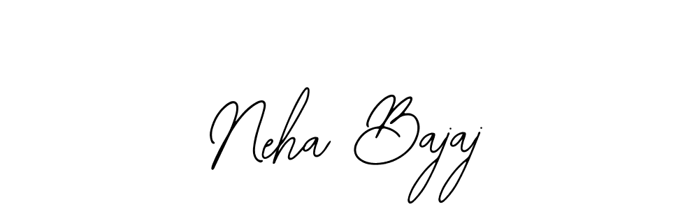Create a beautiful signature design for name Neha Bajaj. With this signature (Bearetta-2O07w) fonts, you can make a handwritten signature for free. Neha Bajaj signature style 12 images and pictures png