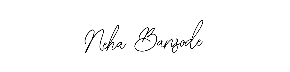 Use a signature maker to create a handwritten signature online. With this signature software, you can design (Bearetta-2O07w) your own signature for name Neha Bansode. Neha Bansode signature style 12 images and pictures png