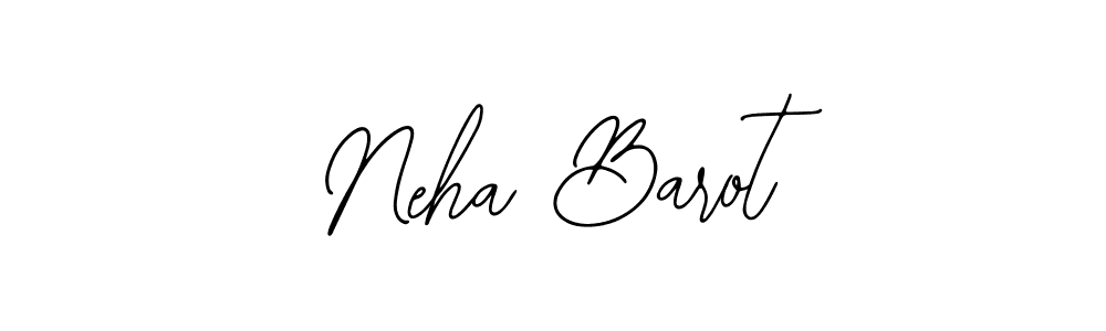 Neha Barot stylish signature style. Best Handwritten Sign (Bearetta-2O07w) for my name. Handwritten Signature Collection Ideas for my name Neha Barot. Neha Barot signature style 12 images and pictures png