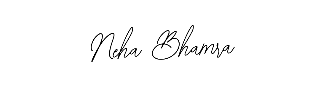 The best way (Bearetta-2O07w) to make a short signature is to pick only two or three words in your name. The name Neha Bhamra include a total of six letters. For converting this name. Neha Bhamra signature style 12 images and pictures png