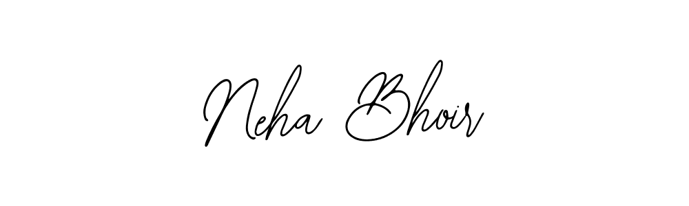 Use a signature maker to create a handwritten signature online. With this signature software, you can design (Bearetta-2O07w) your own signature for name Neha Bhoir. Neha Bhoir signature style 12 images and pictures png