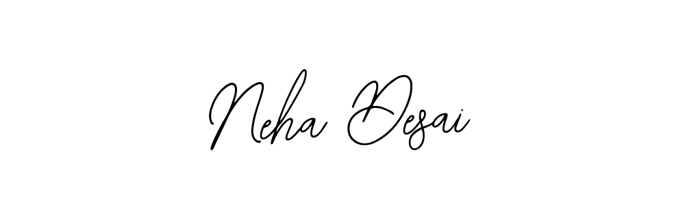 Design your own signature with our free online signature maker. With this signature software, you can create a handwritten (Bearetta-2O07w) signature for name Neha Desai. Neha Desai signature style 12 images and pictures png